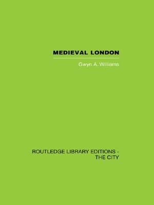 cover image of Medieval London